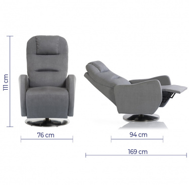 Fauteuil relax releveur 2 moteurs CALIFORNIA